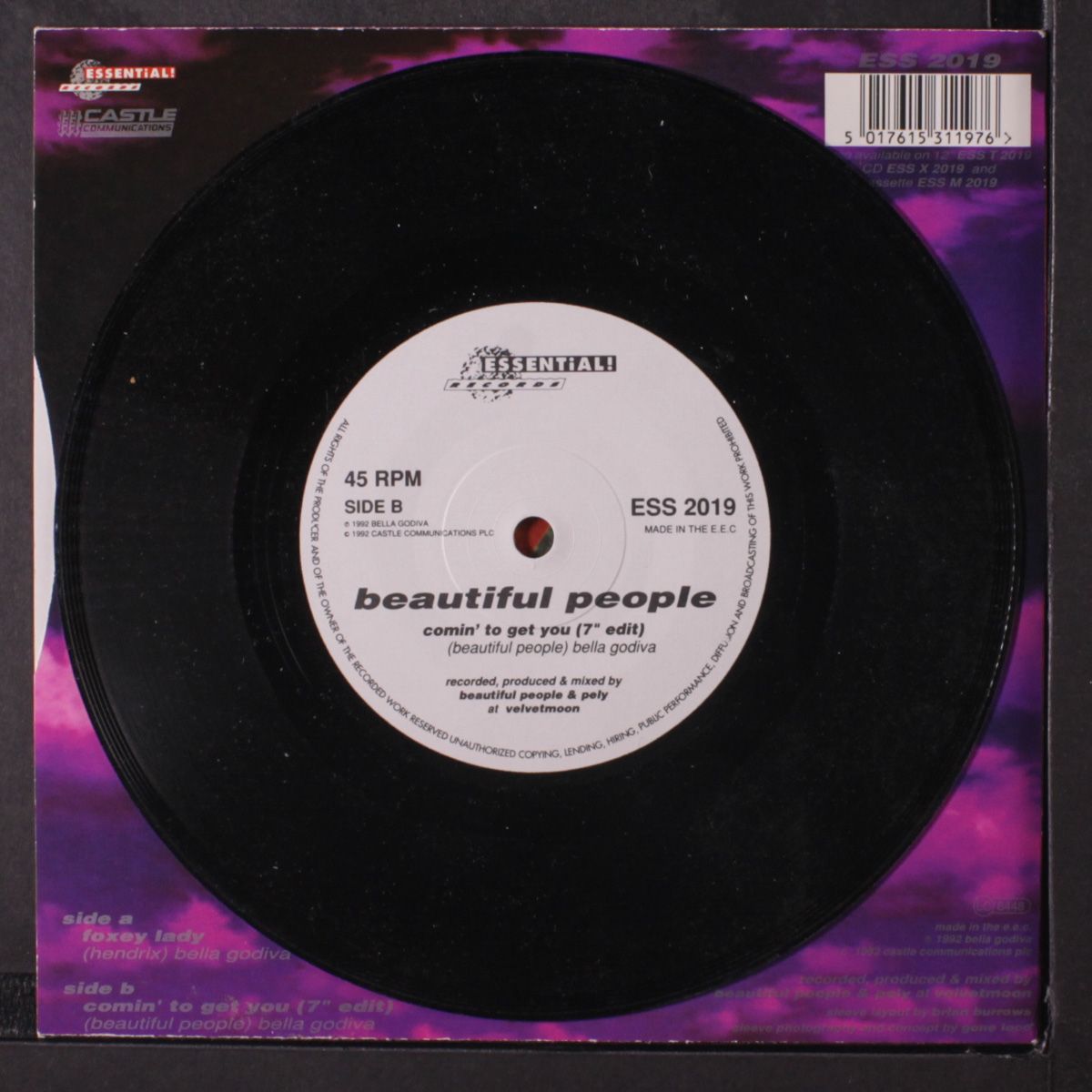 foxey lady / comin' to get you by BEAUTIFUL PEOPLE