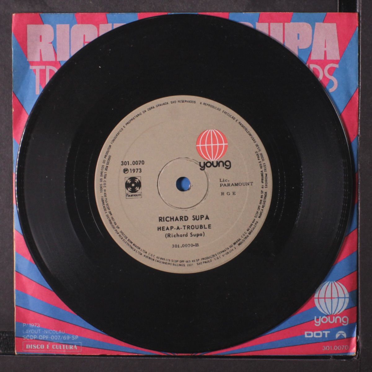 tracks of my tears / heap-a-trouble by RICHARD SUPA