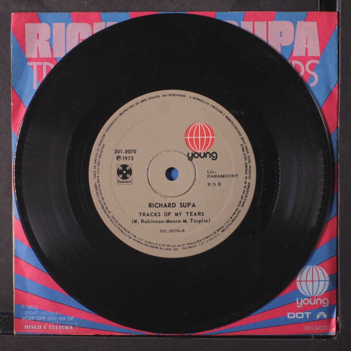 tracks of my tears / heap-a-trouble by RICHARD SUPA