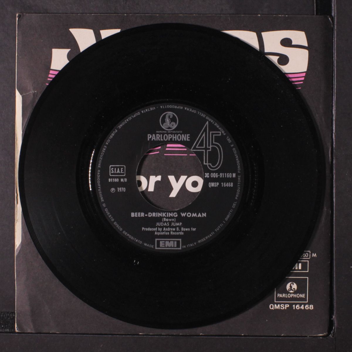 run for your life / beer-drinking woman by JUDAS JUMP