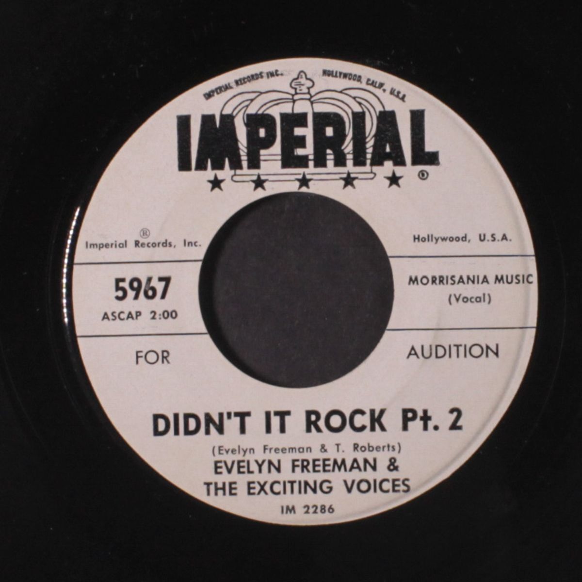 didn't it rock by EVELYN FREEMAN