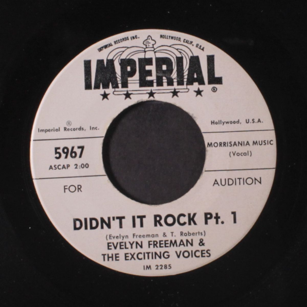 didn't it rock by EVELYN FREEMAN