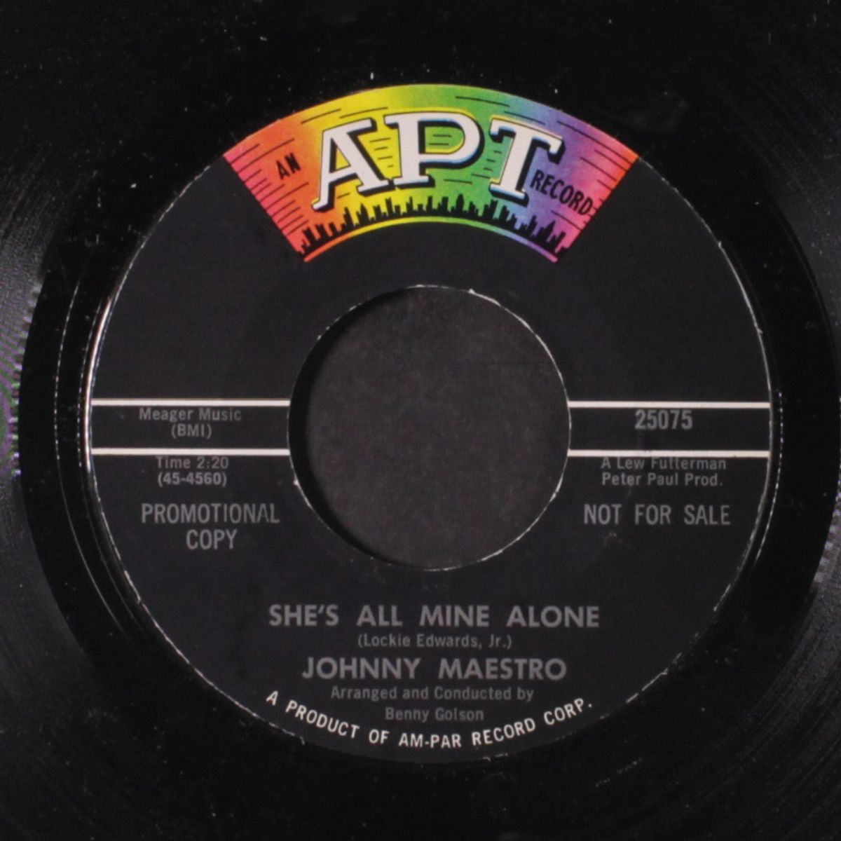 phone booth on the highway / she's all mine alone by JOHNNY MAESTRO