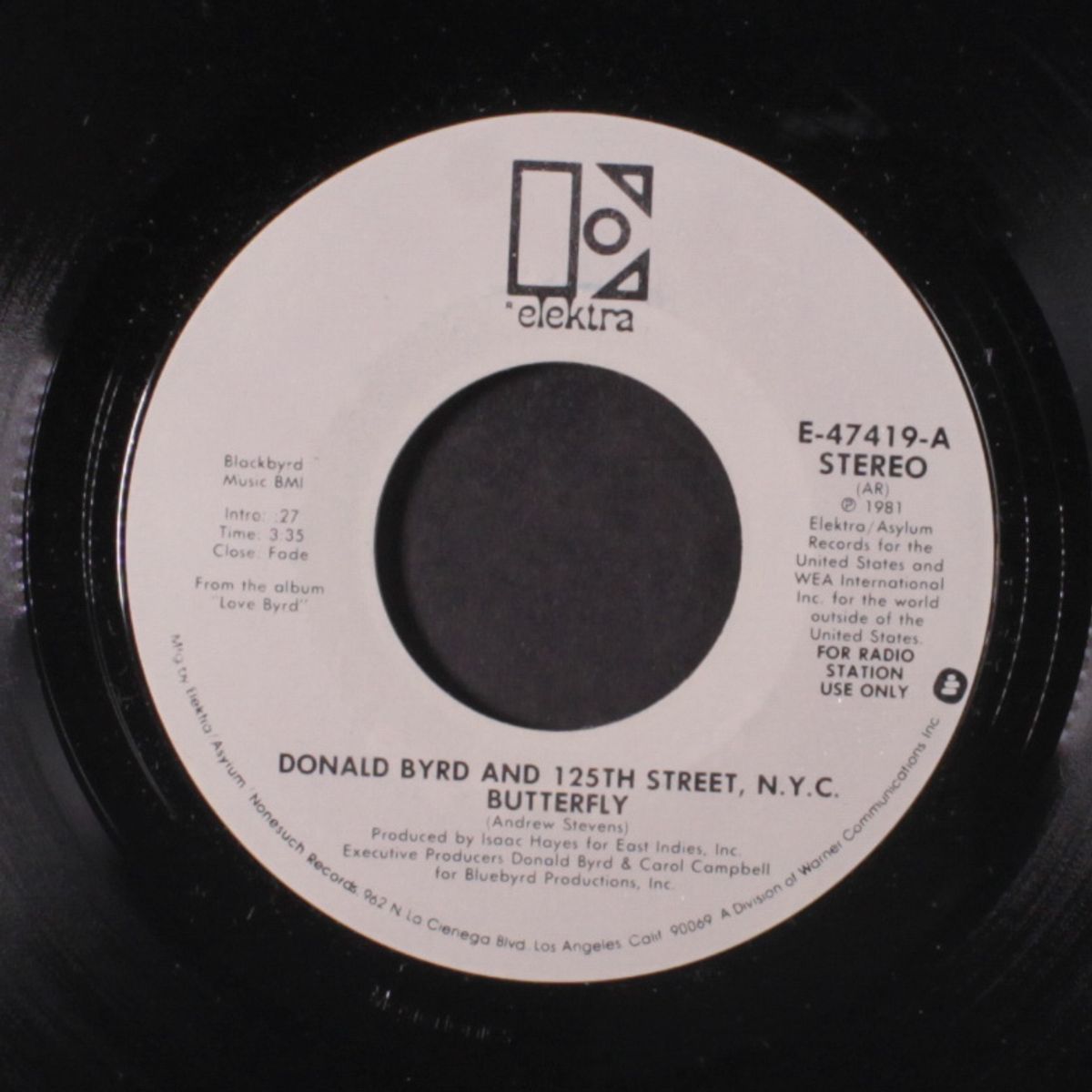 butterfly / mono by DONALD BYRD & 125TH STREET NYC