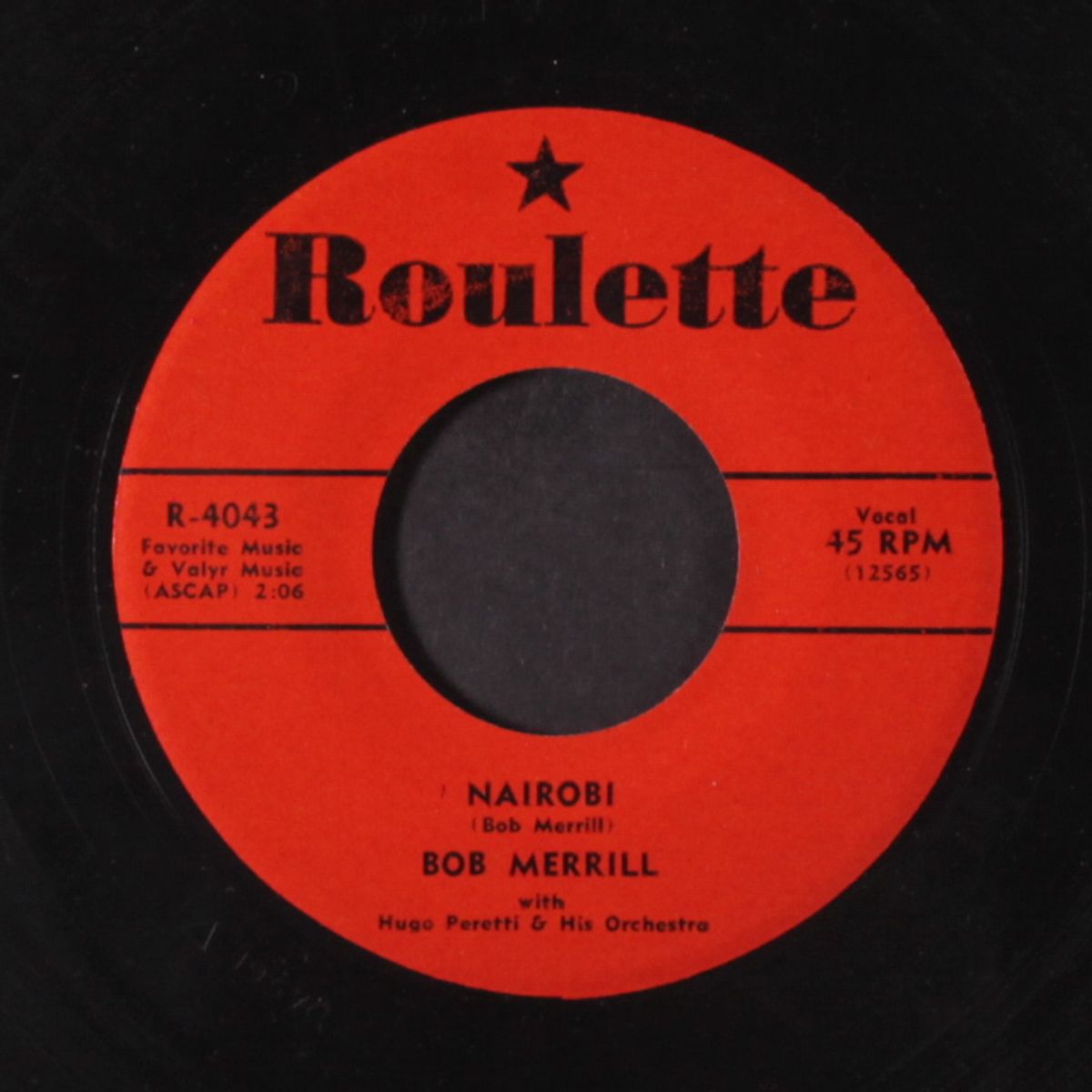nairobi / jump when i say frog by BOB MERRILL