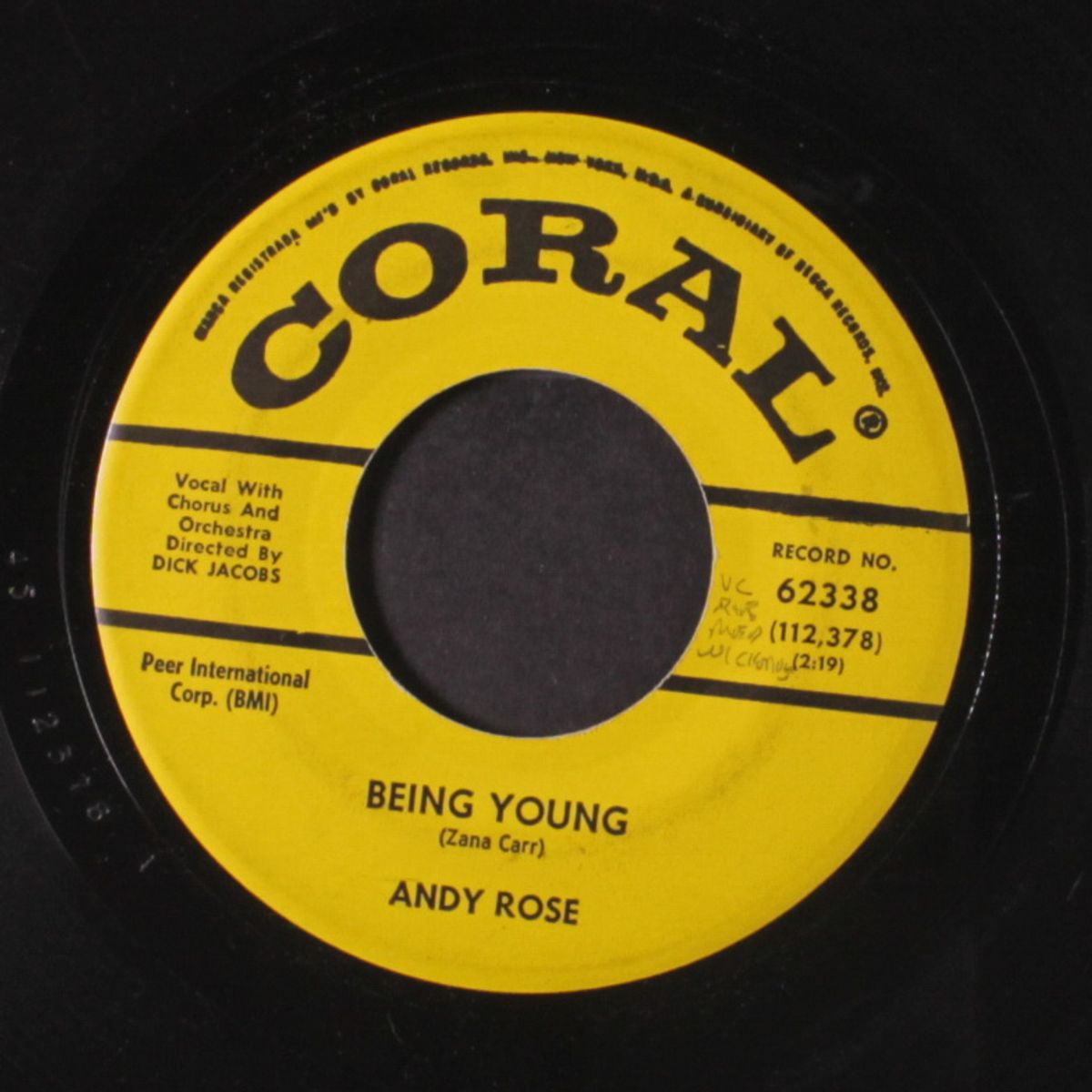 say what's new / being young by ANDY ROSE