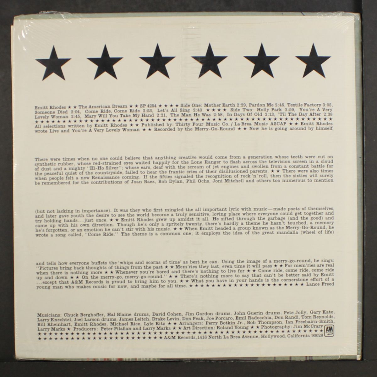 the american dream by EMITT RHODES