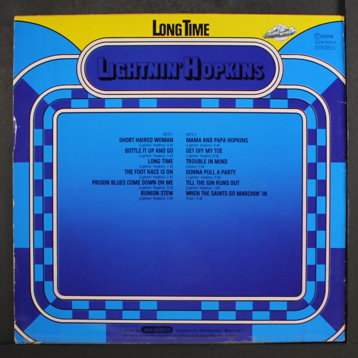 long time by LIGHTNIN' HOPKINS