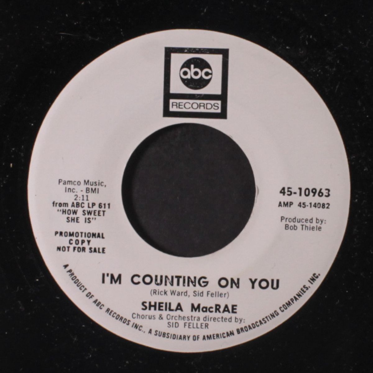 i'm counting on you / you always hurt the one you love by SHEILA MACRAE