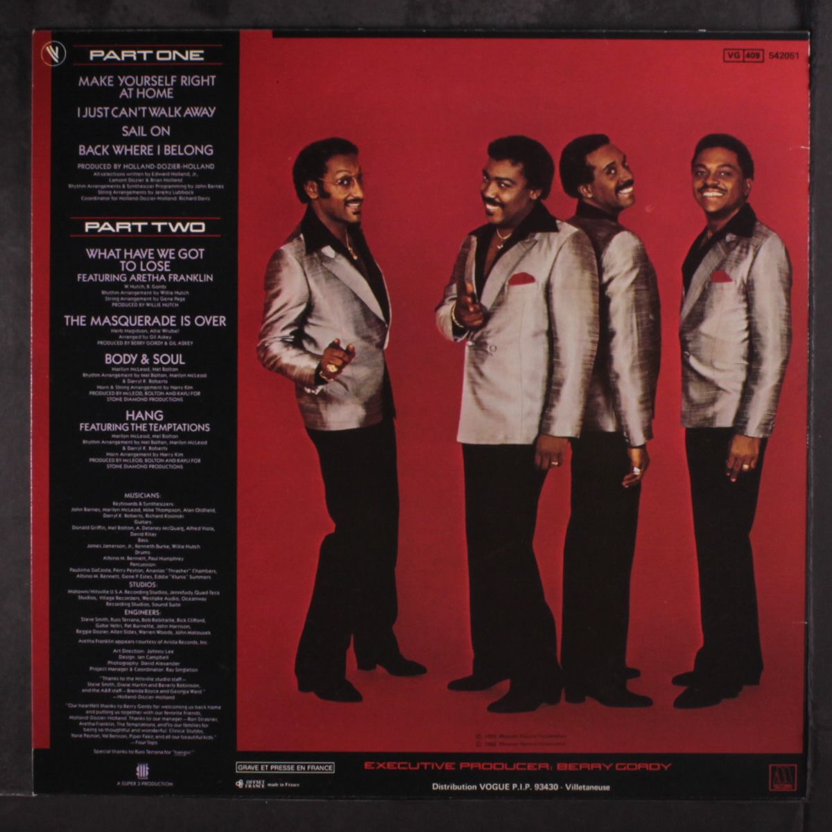 back where i belong by FOUR TOPS