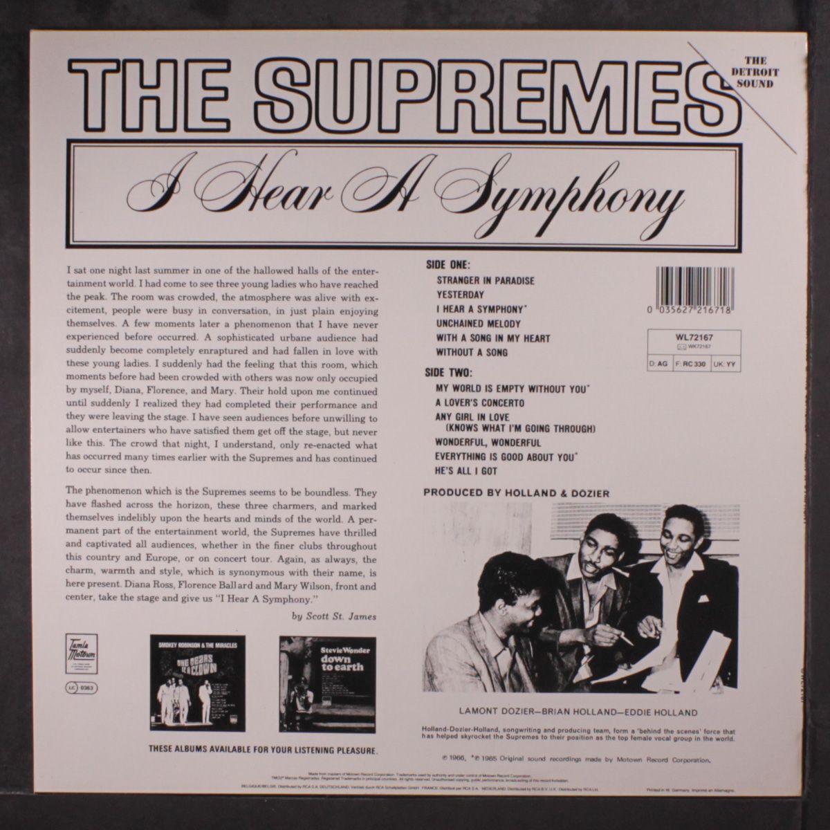 i hear a symphony by SUPREMES