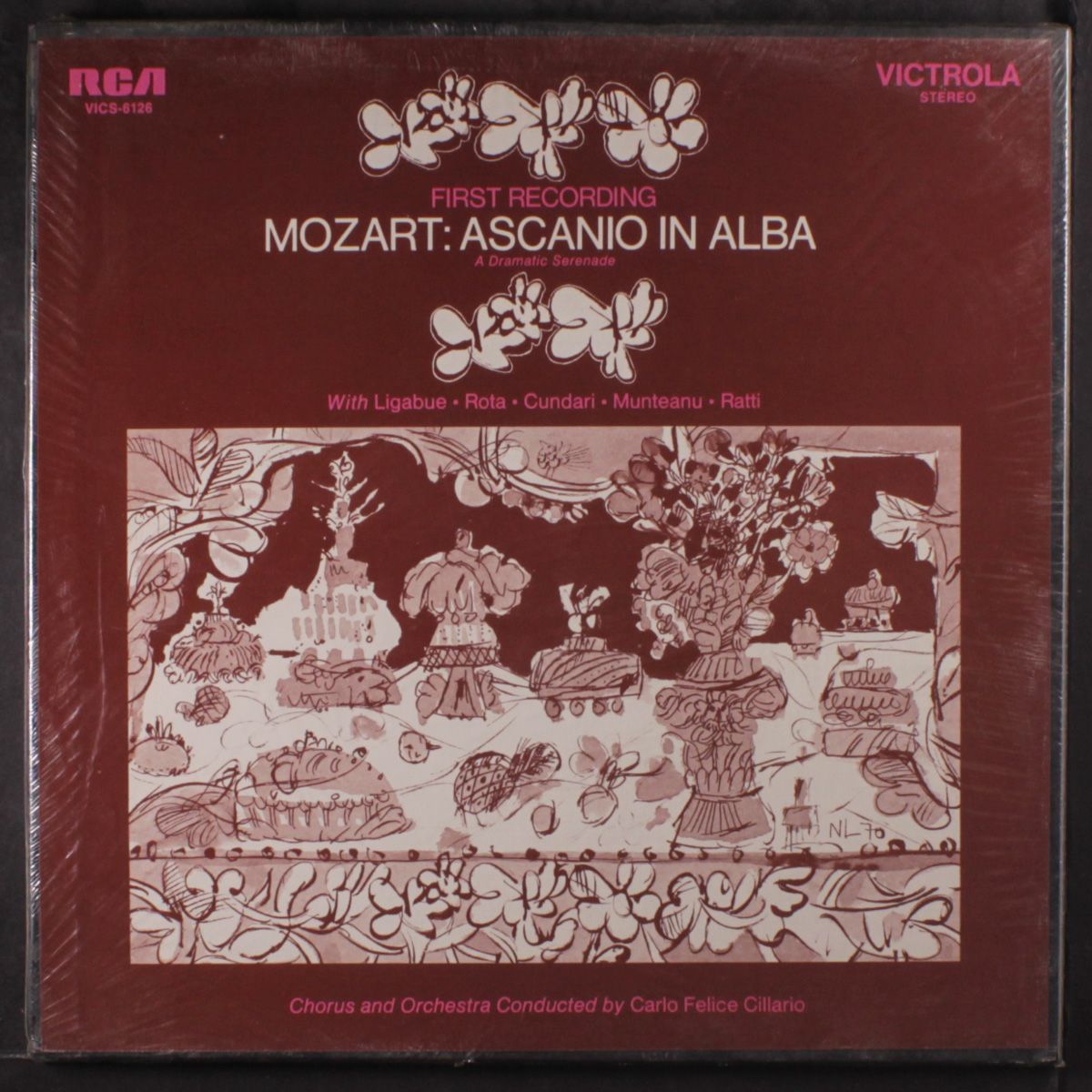 mozart: ascanio in alba by CARLO FELICE CILLARIO
