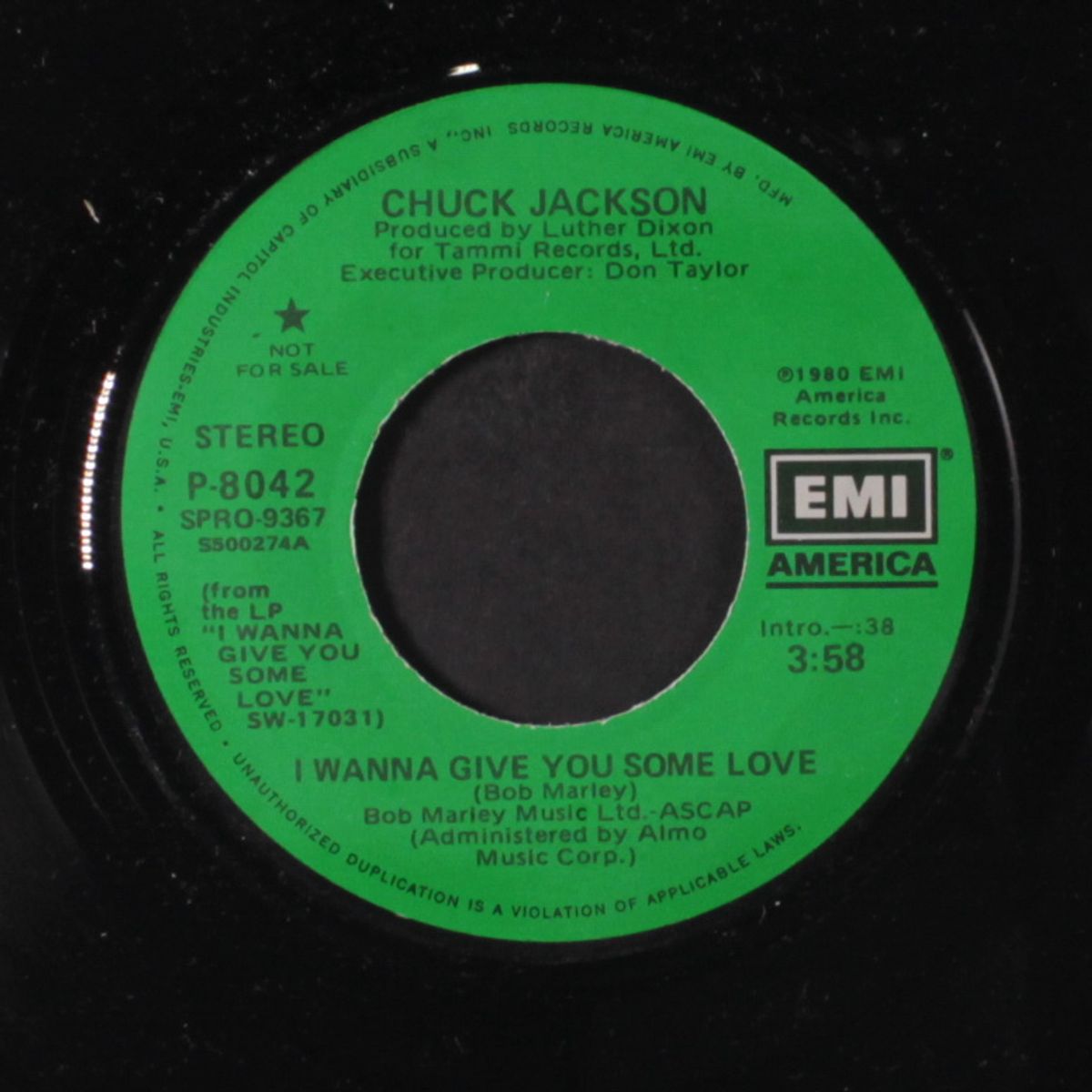 i wanna give you some love / same by CHUCK JACKSON