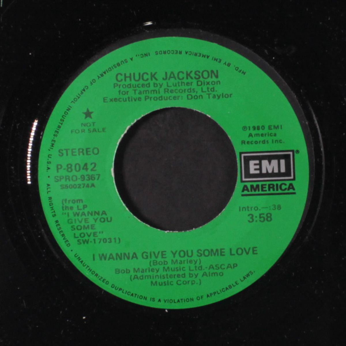 i wanna give you some love / same by CHUCK JACKSON