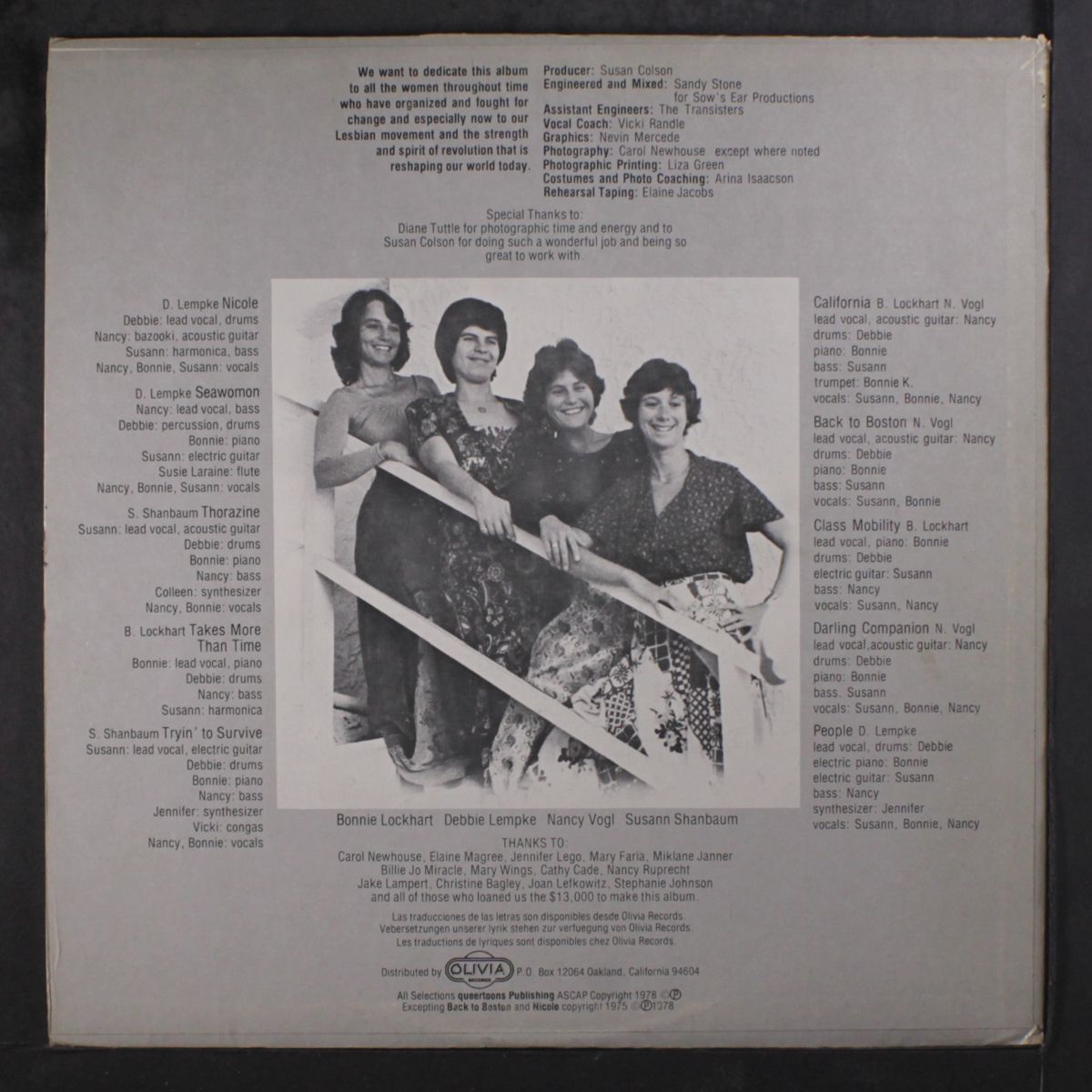 tryin' to survive by BERKELEY WOMEN'S MUSIC COLLECTIVE