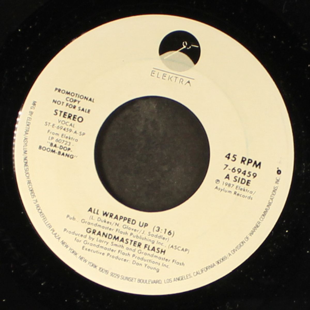 all wrapped up / same by GRANDMASTER FLASH