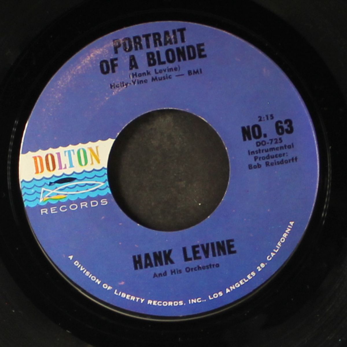 theme from hong kong / portrait of a blonde by HANK LEVINE