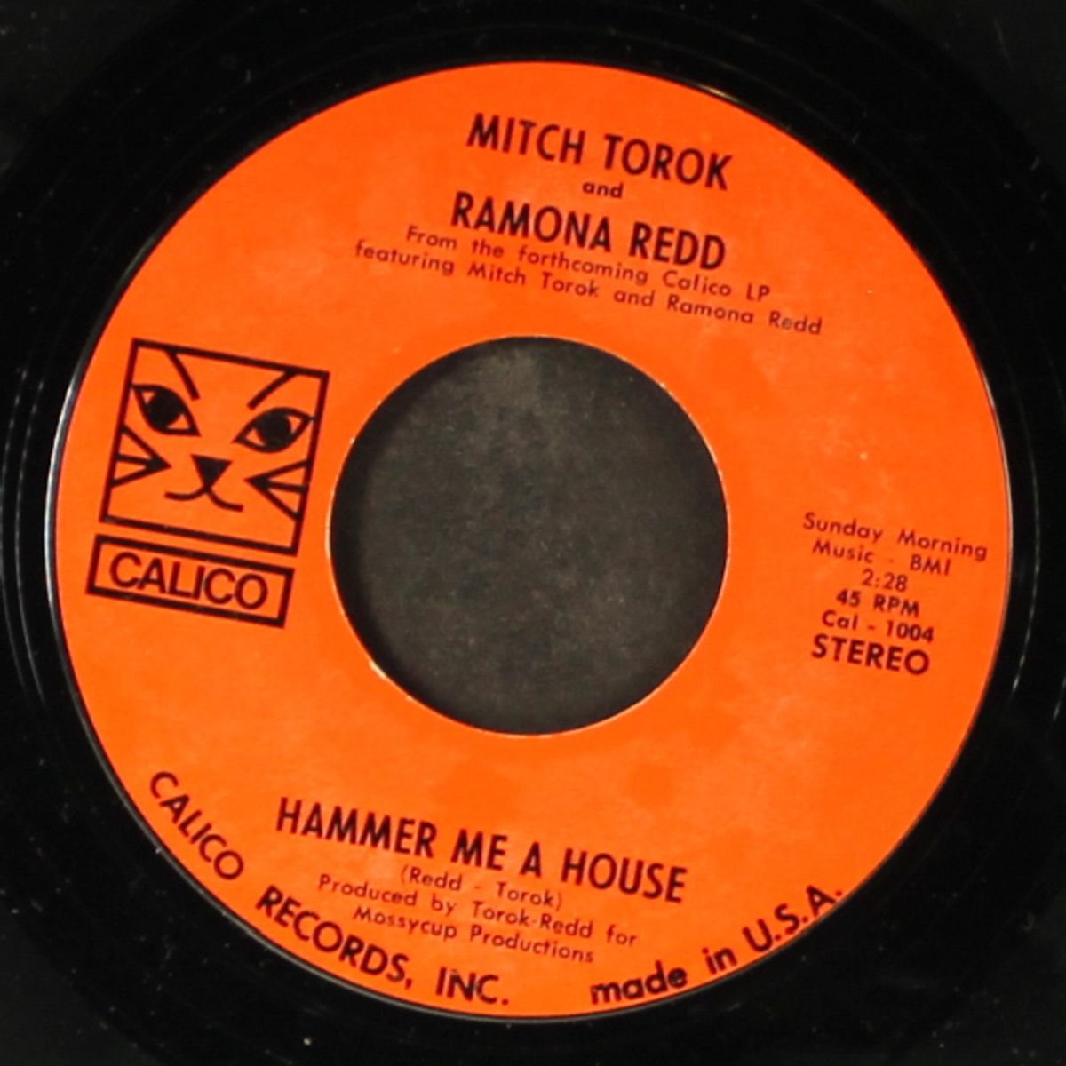 california mornin' / hammer me a house by MITCH TOROK & RAMONA REDD