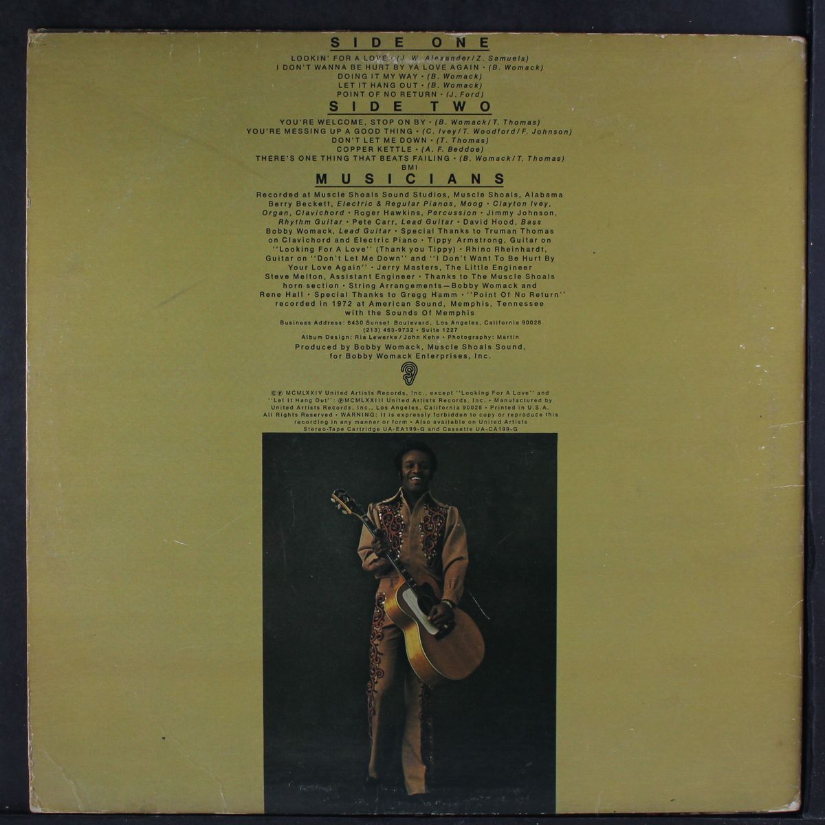 lookin' for a love again by BOBBY WOMACK