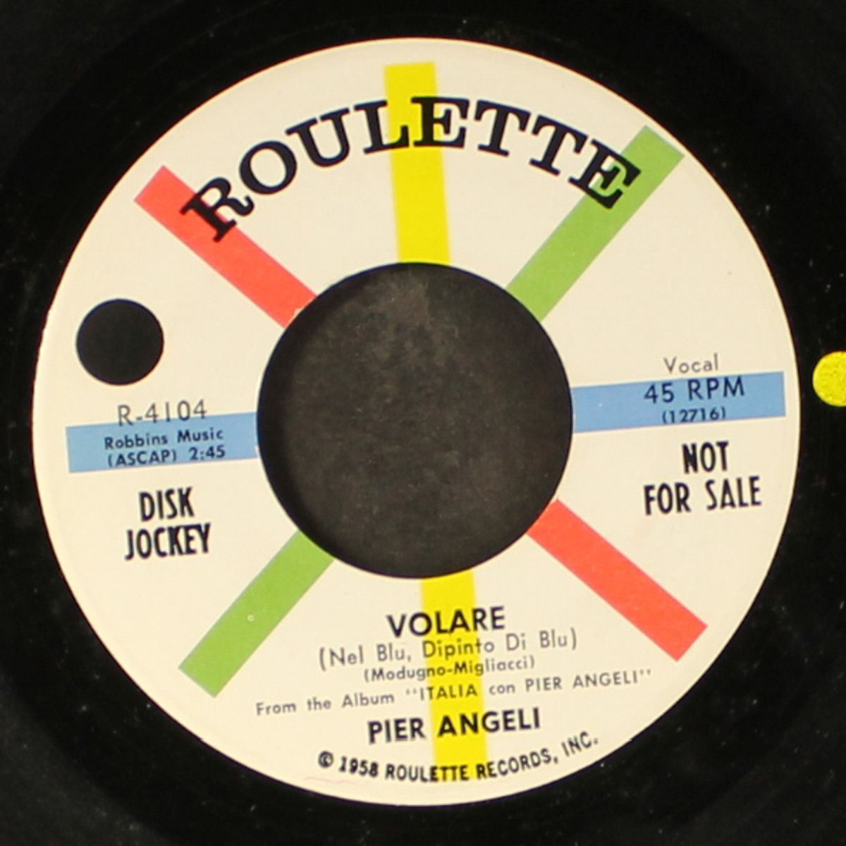 torero / volare by PIER ANGELI