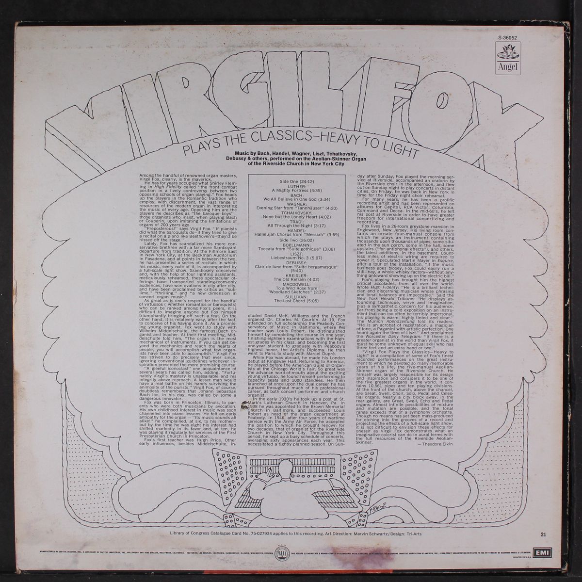plays the classics by VIRGIL FOX