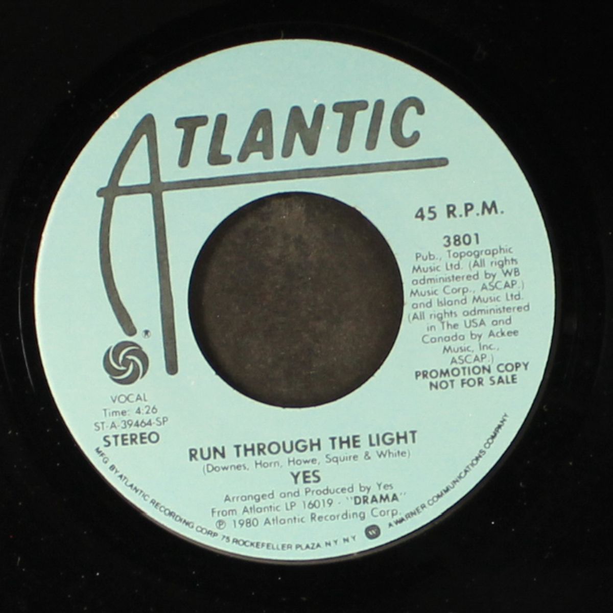run through the light / mono by YES