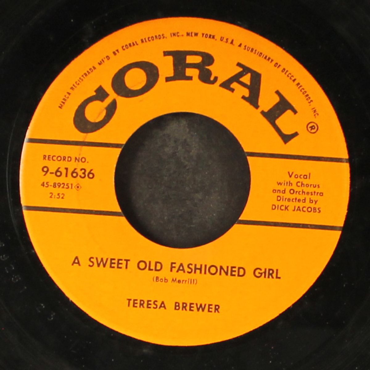 a sweet old fashioned girl / goodbye, john by TERESA BREWER