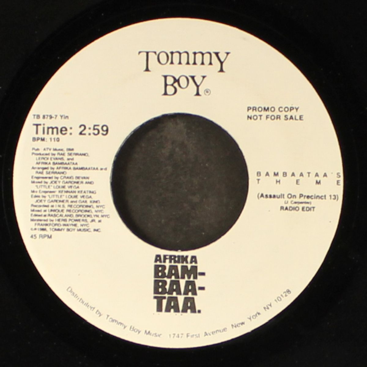 bambaataa's theme / same by AFRIKA BAMBAATAA