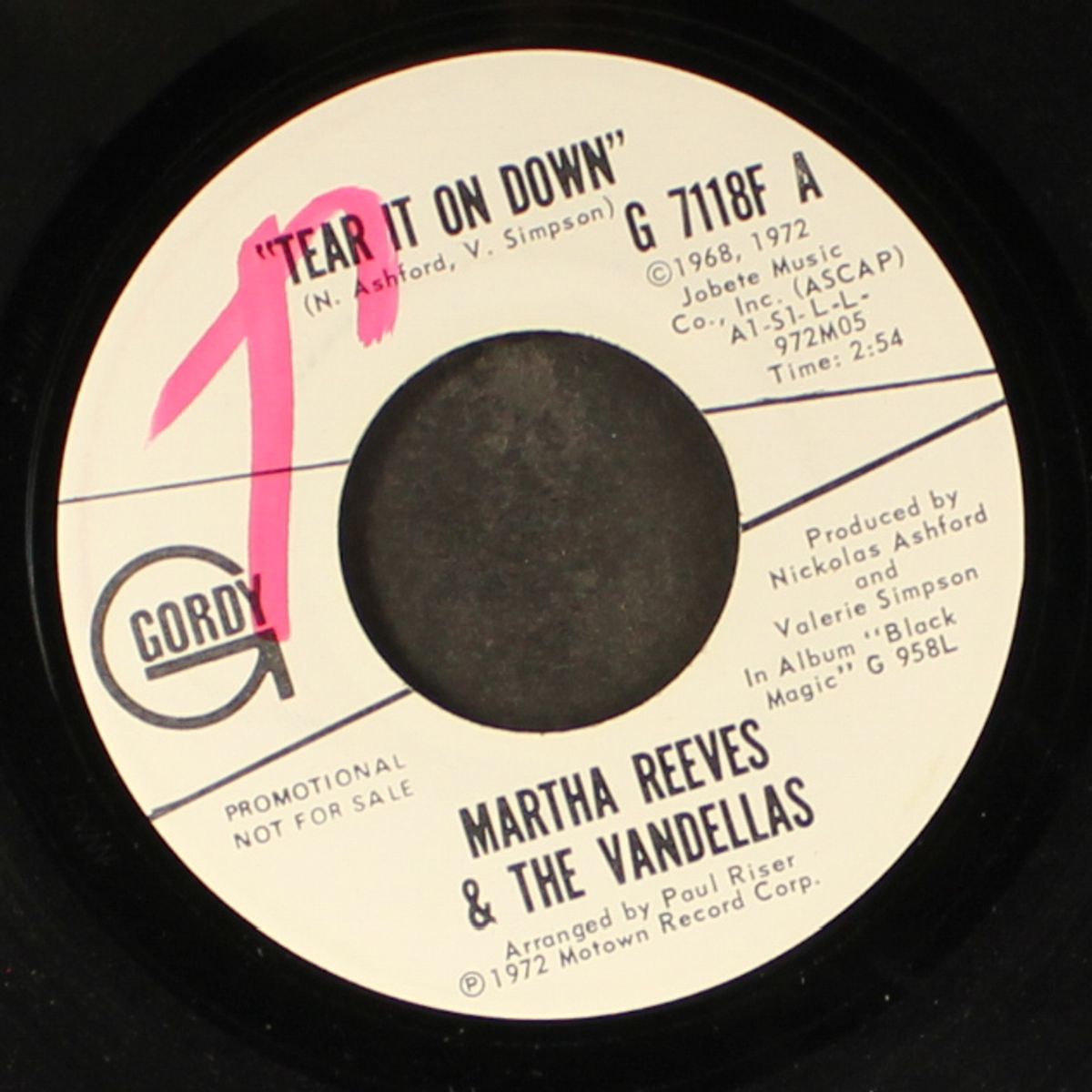 tear it on down / same by MARTHA REEVES & VANDELLAS