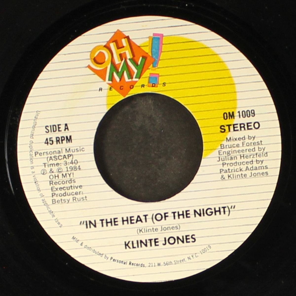 in the heat (of the night) / zanz mix by KLINTE JONES