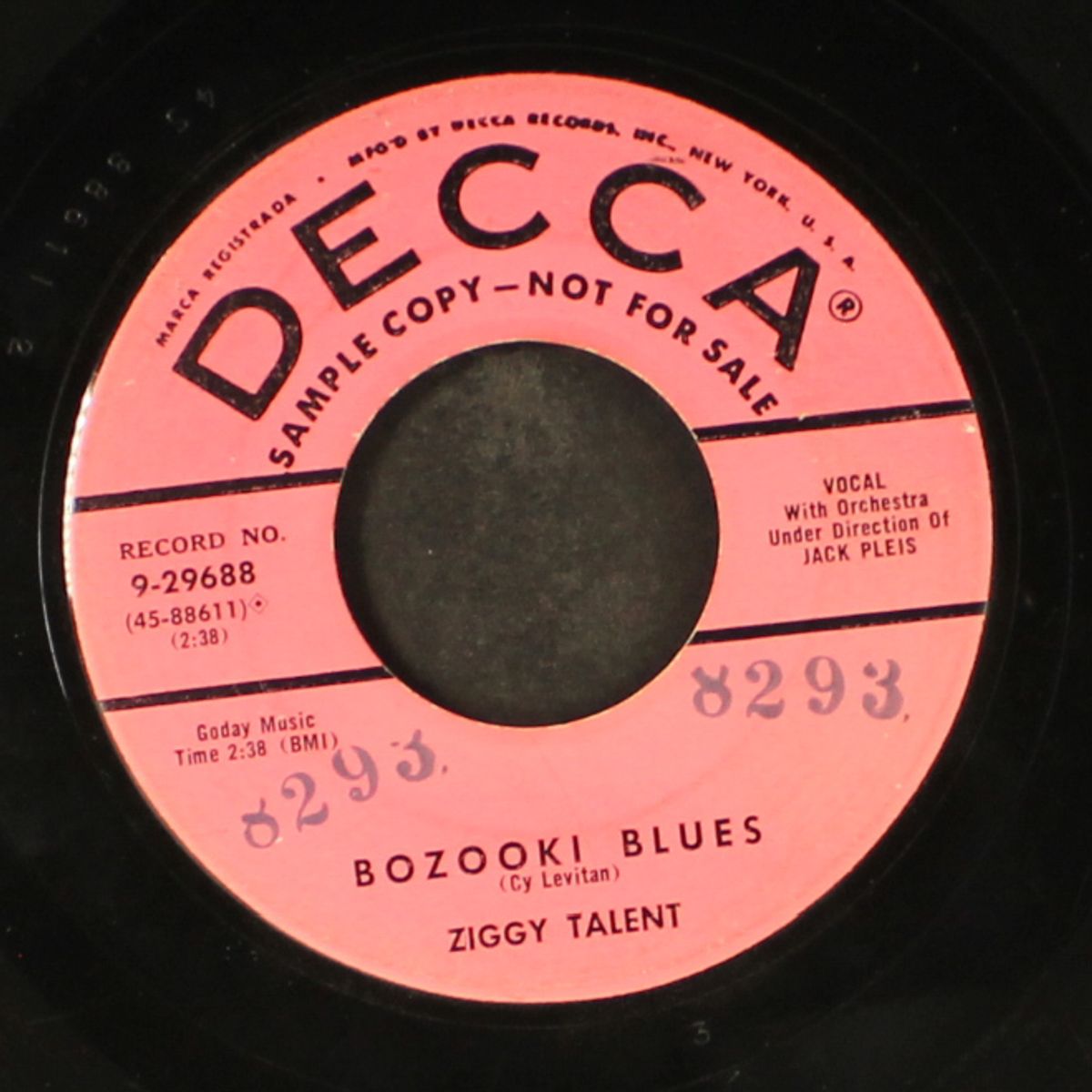 bozooki blues / cheek to cheek by ZIGGY TALENT