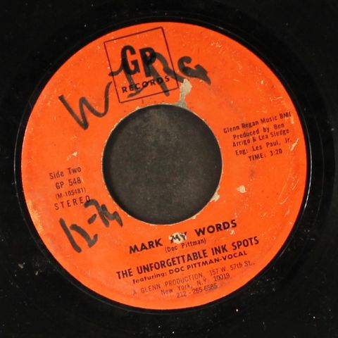 UNFORGETTABLE INK SPOTS