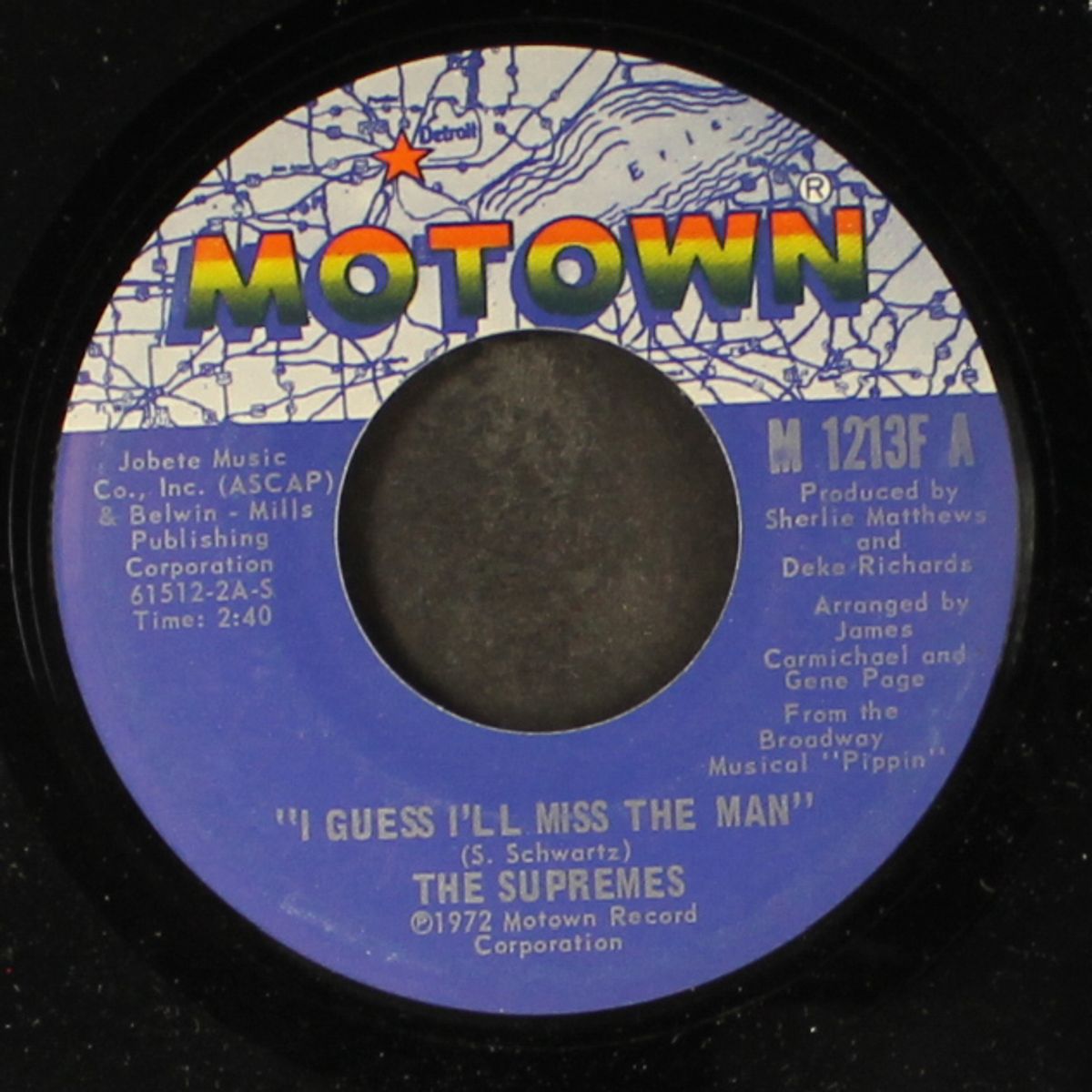 i guess i'll miss the man / over and over by SUPREMES