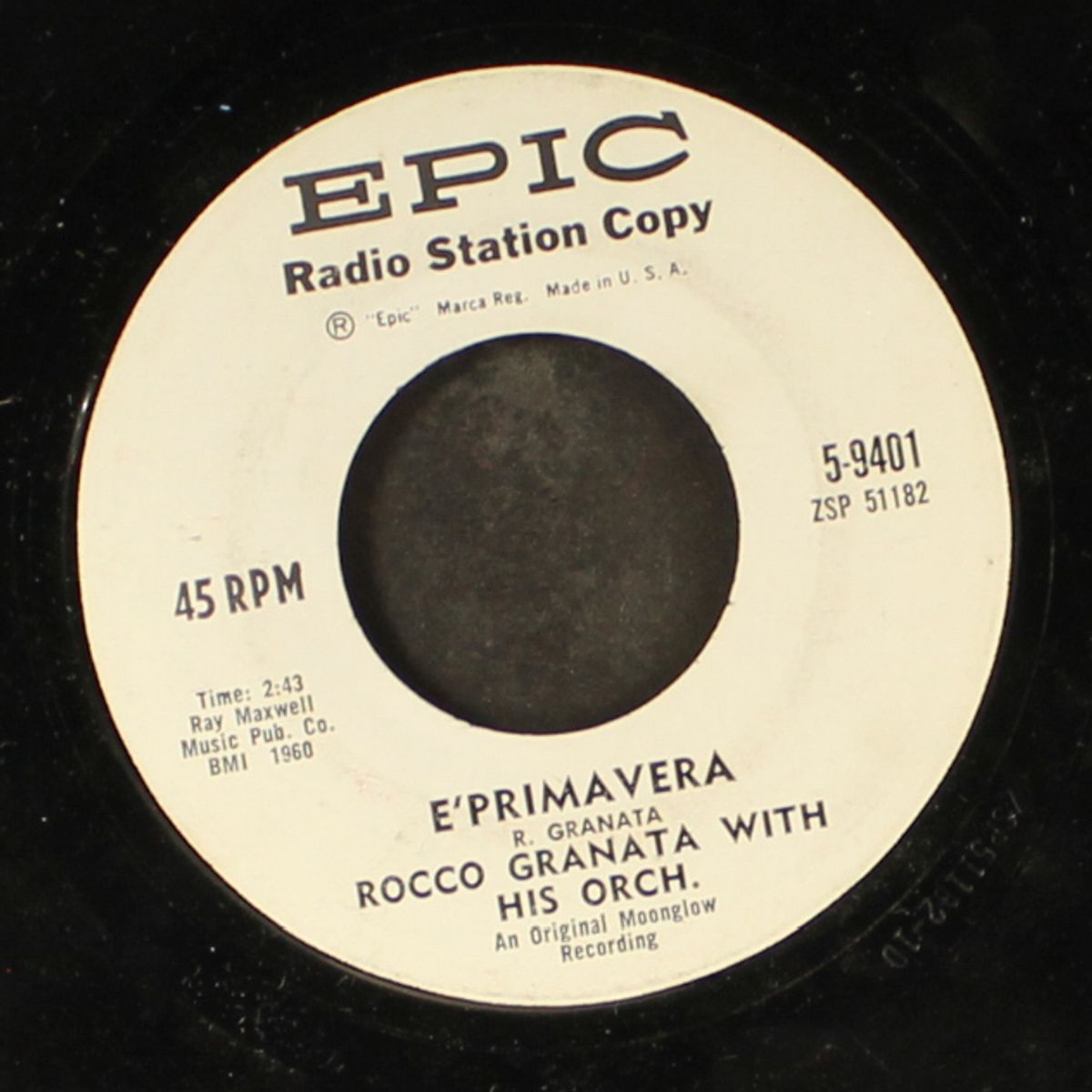 oh, oh, rosie / e'primavera by ROCCO GRANATA