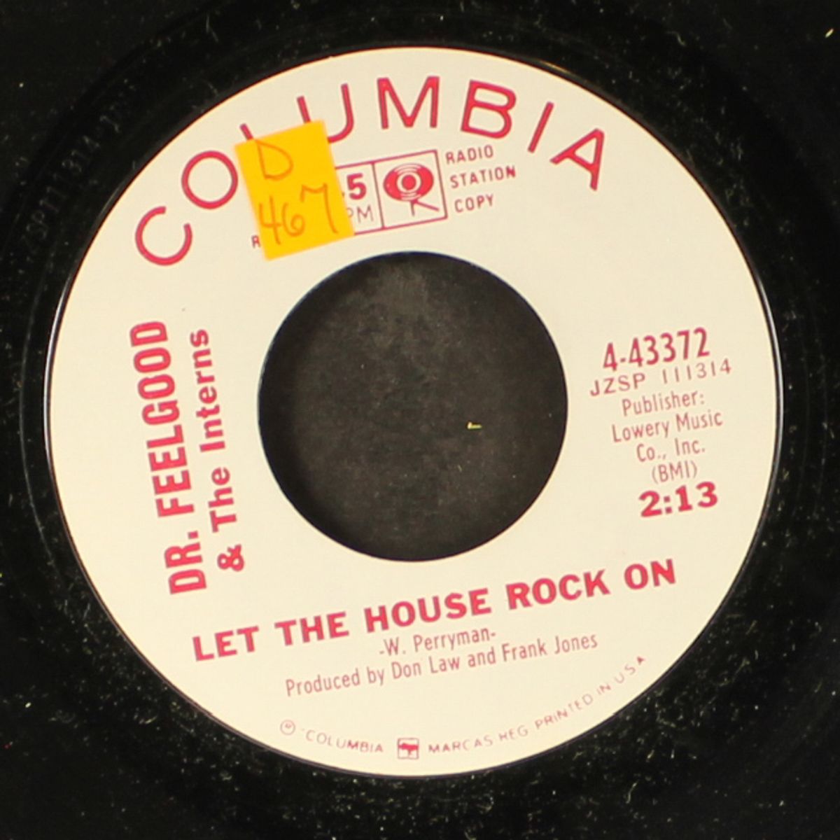 doctor of love / let the house rock on by DR. FEELGOOD & INTERNS