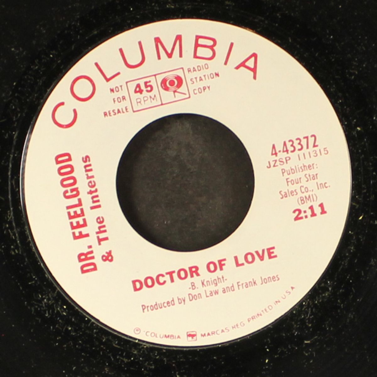 doctor of love / let the house rock on by DR. FEELGOOD & INTERNS