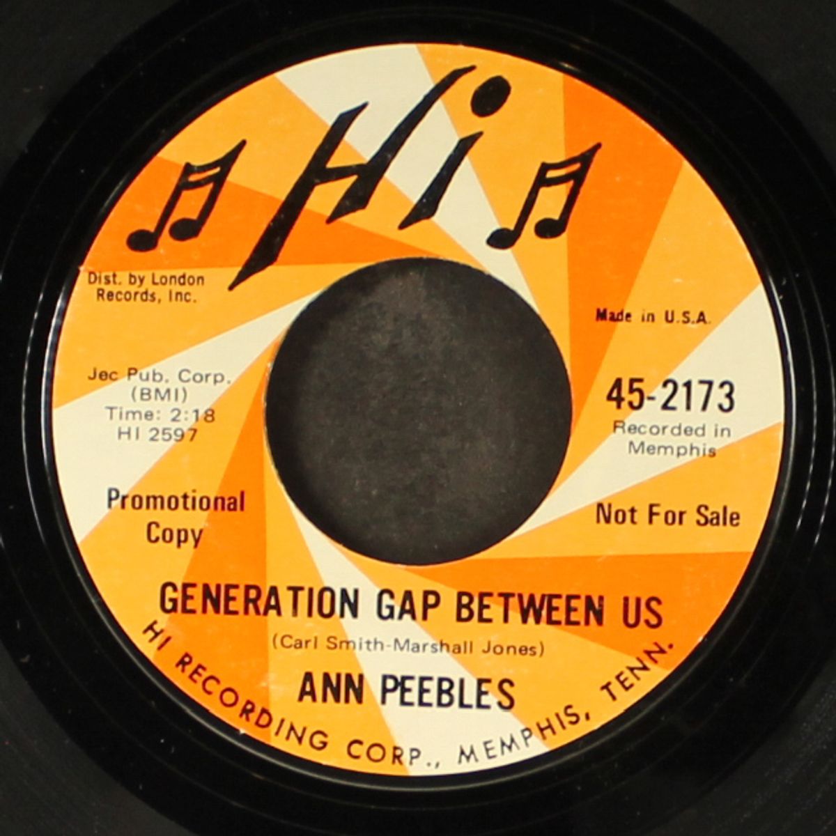 i'll get along / generation gap between us by ANN PEEBLES