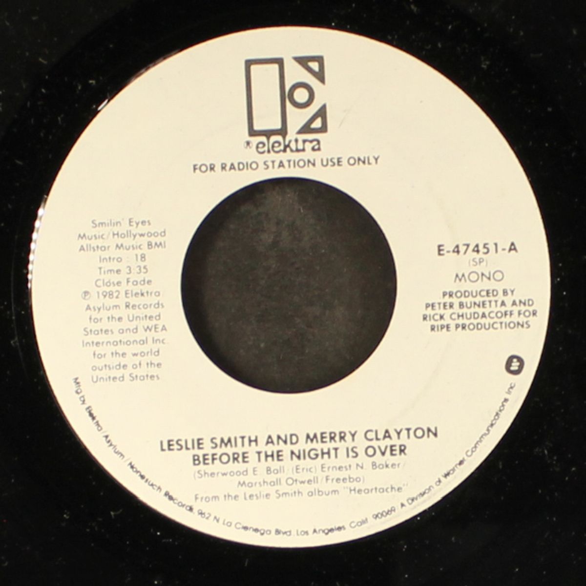 before the night is over / mono by LESLIE SMITH & MERRY CLAYTON