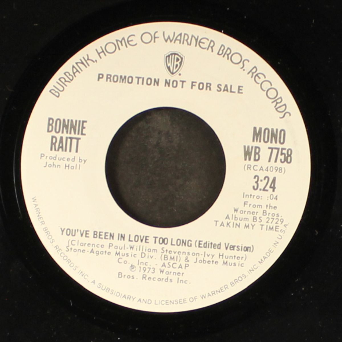 you've been in love too long / mono by BONNIE RAITT