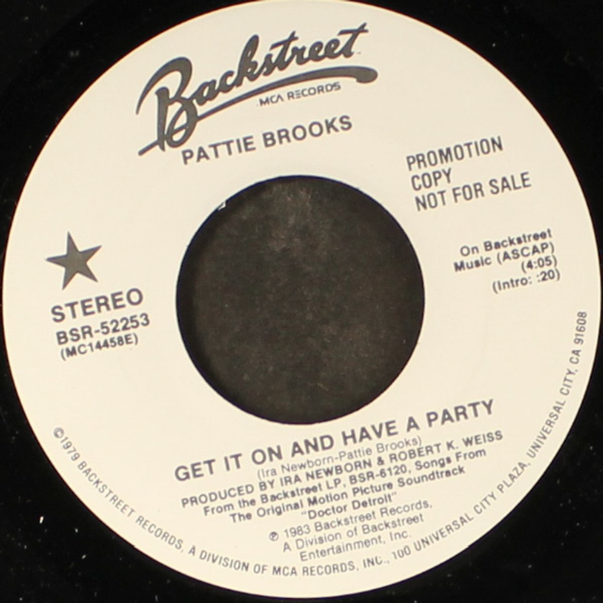 get it on and have a party / same by PATTIE BROOKS