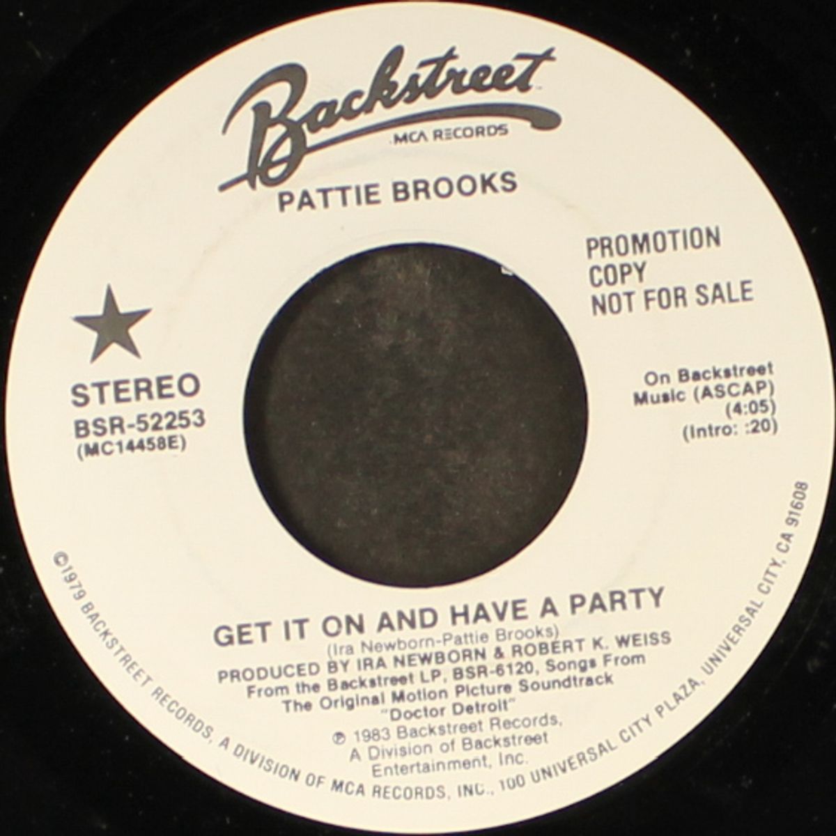 get it on and have a party / same by PATTIE BROOKS