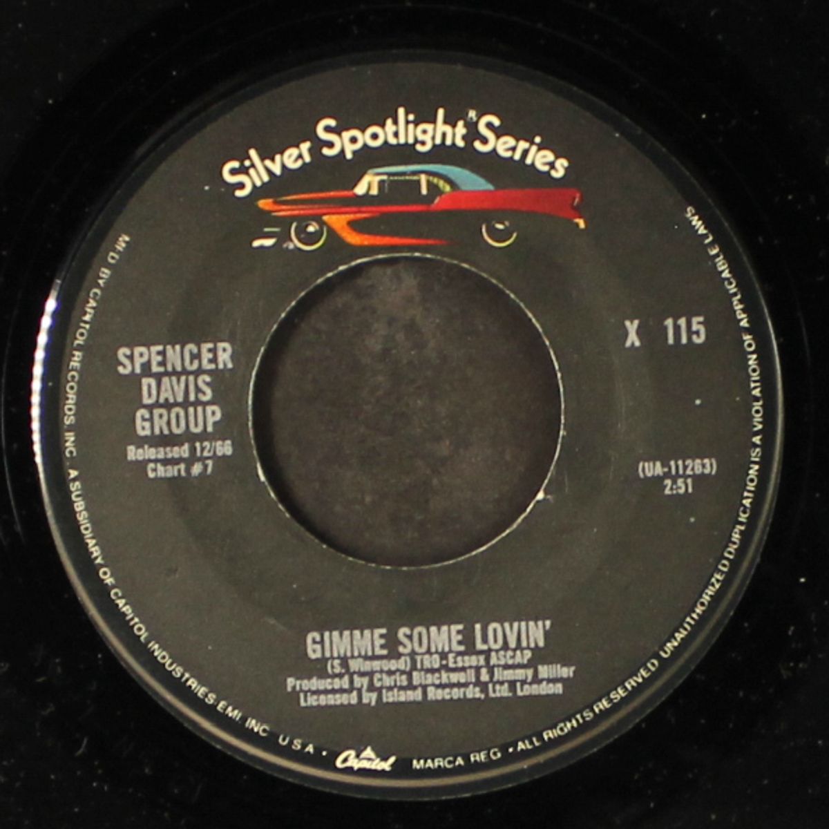 keep on running / gimmie some lovin' by SPENCER DAVIS GROUP