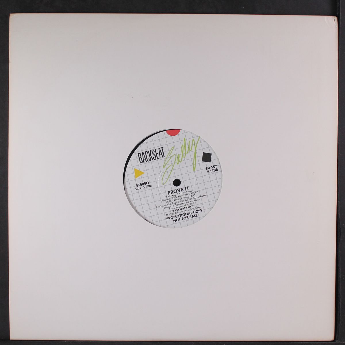 nuthin' from love / prove it by BACKSEAT SALLY