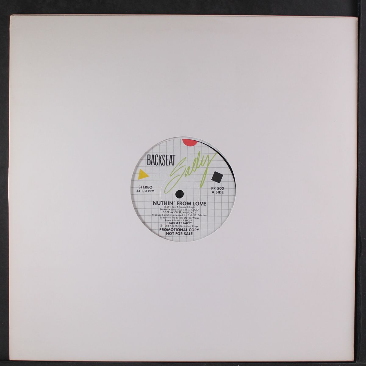 nuthin' from love / prove it by BACKSEAT SALLY