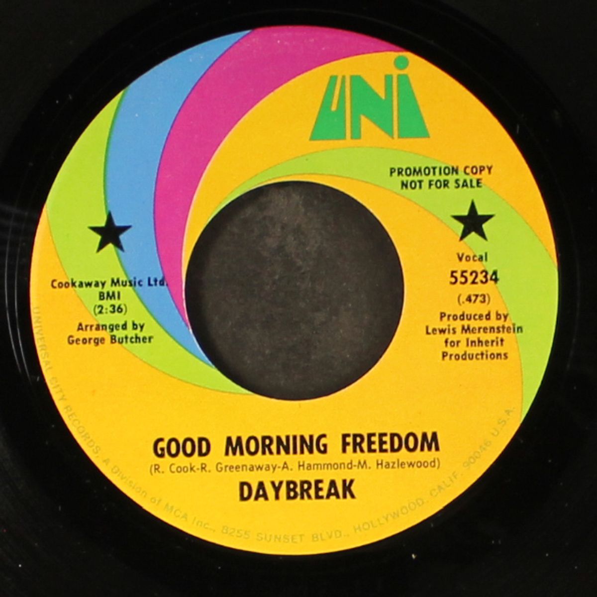 good morning freedom / i could have heard the crying by DAYBREAK