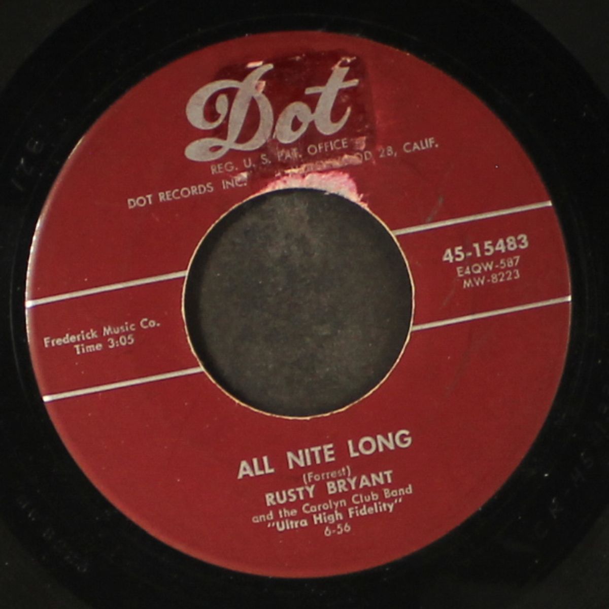 all nite long / pink champagne by RUSTY BRYANT