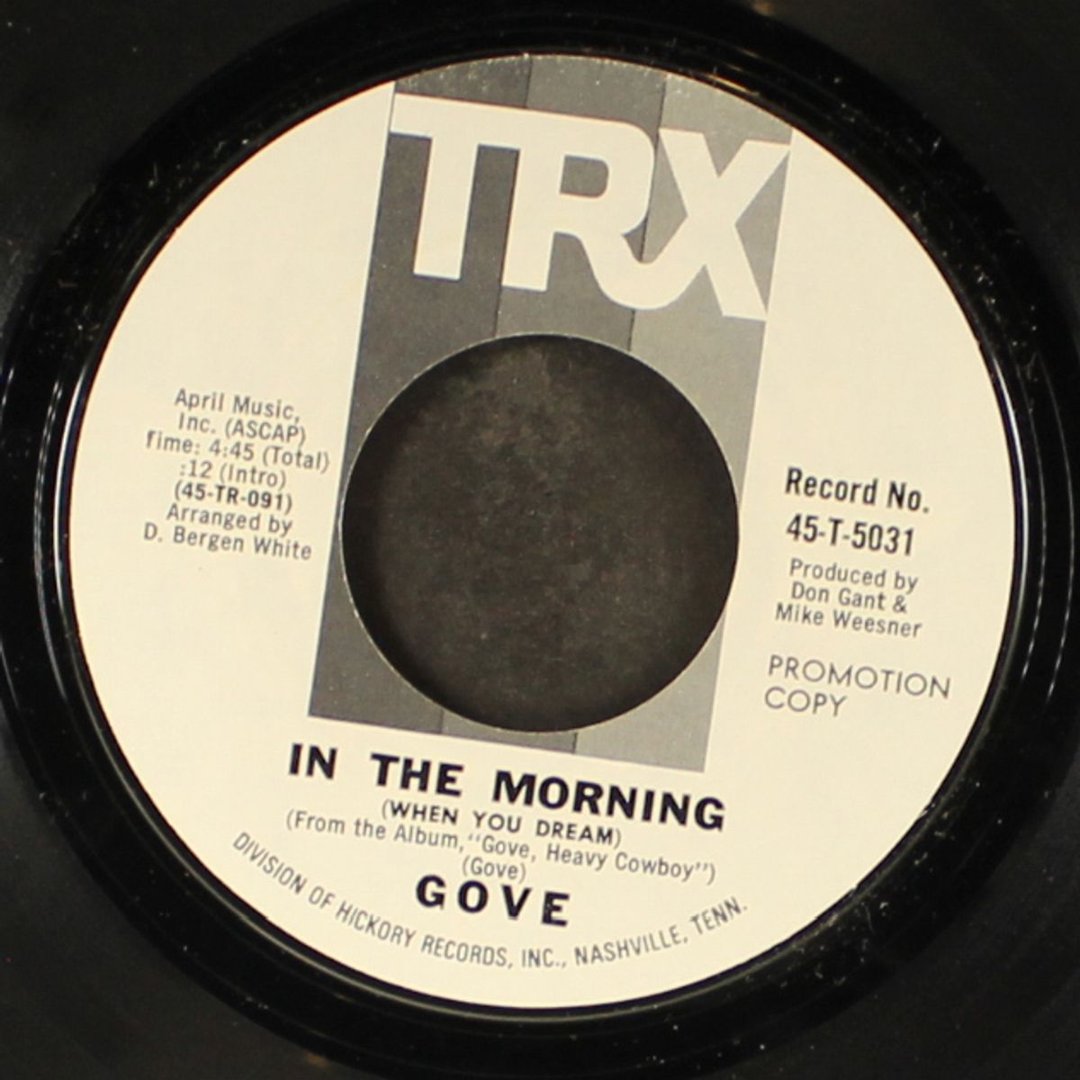 thats the way / in the morning by GOVE