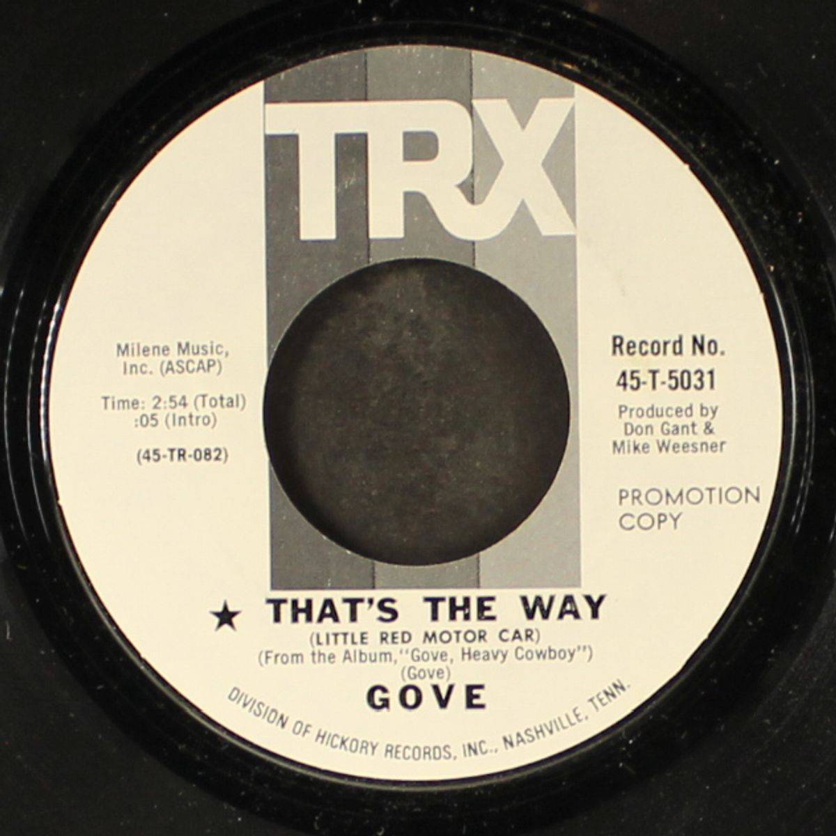 thats the way / in the morning by GOVE