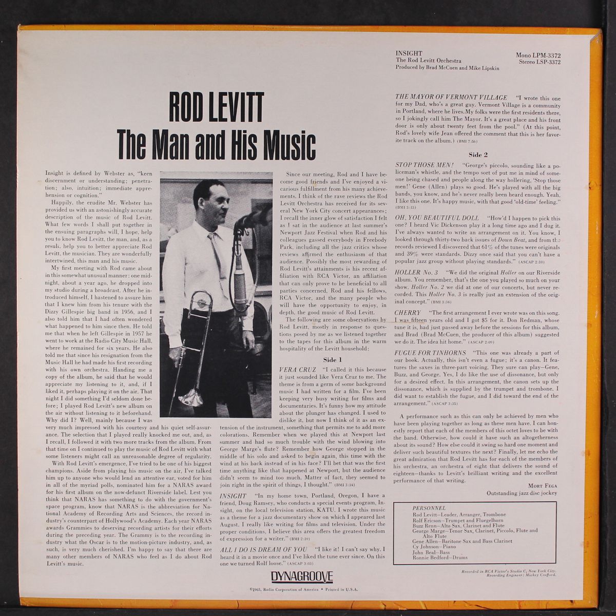 insight by ROD LEVITT