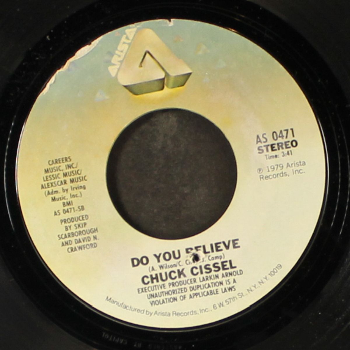 cisselin' hot / do you believe by CHUCK CISSEL